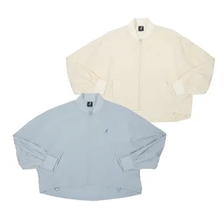 【KANGOL】袋鼠 女款短版涼感外套 65221420