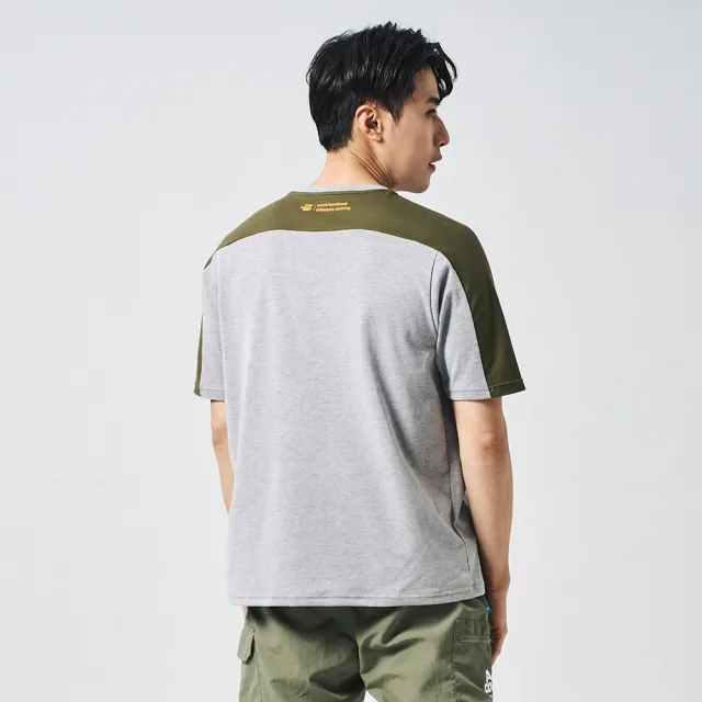 【BATIS 巴帝斯】男復古拼接短T - 三色 - 25SS