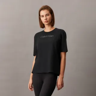 【Calvin Klein】官方旗艦館 CK 基本款短袖T恤_黑色