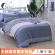 【ISHUR 伊舒爾】贈絲柔防蹣抗菌枕2入 細緻天絲兩用被床包組(單/雙/加大 均一價 3M吸濕排汗技術 多款 速達)
