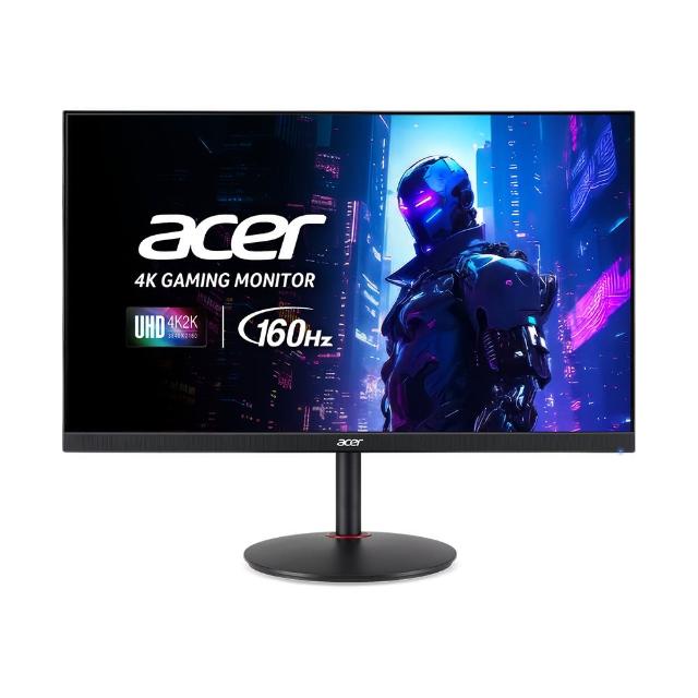 【Acer 宏碁】XV272K V3 27型4K樞紐旋轉護眼電競螢幕(27吋/UHD/160Hz/0.5ms/IPS/喇叭/FreeSync)
