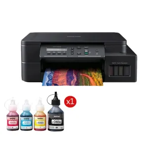 【brother】官方直營 搭1組1黑3彩墨水★DCP-T520W 威力印大連供高速無線複合式噴墨機(列印/複印/掃描/WiFi)