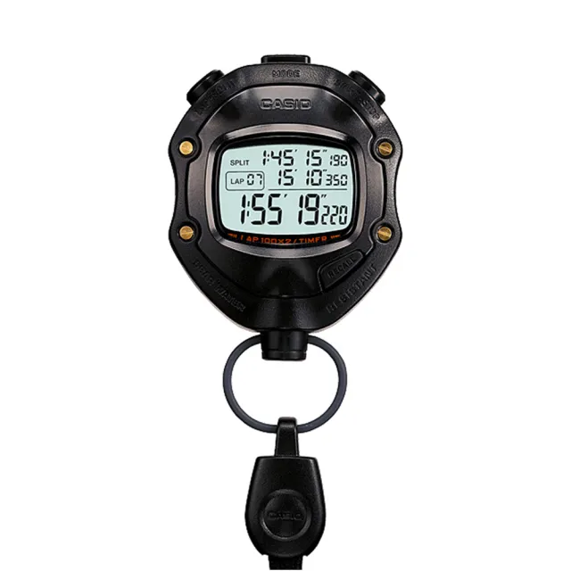 【CASIO 卡西歐】專業計時防水運動碼錶(HS-80TW-1)