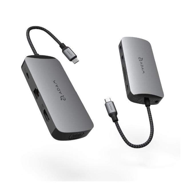 【ADAM 亞果元素】Hub X 十合一 USB-C  HUB集線器(真。十全十美)