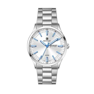 【Bentley 賓利】STELLAR ELEGANCE極光系列 BL-13-57 全銀 質感商務時尚男手錶