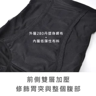【玉如阿姨】FIT!曼妙曲線修飾褲※M014(腹部撫平。透氣。280丹。防捲。台灣製)