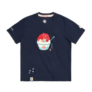 【EDWIN】江戶勝 男裝 剉冰勝太郎短袖T恤(丈青色)