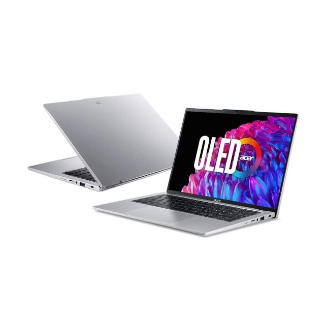 【Acer 宏碁】14吋Ultra 5 OLED輕薄AI筆電(Swift Go/EVO/SFG14-73-50MV/Ultra 5-125H/16G/512G/W11/OLED)
