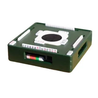 【小山THL】迷你自動小麻將機 便攜式 戶外旅行露營(桌遊/盲盒麻將機/mini麻將機/無動力桌面麻將機/麻將桌)