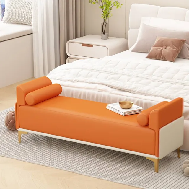 【w燕妮工藝】180*40*40cm(換鞋凳 沙發凳 長條凳 床尾凳 輕奢床尾凳 扶手凳 休息凳 預購15天)