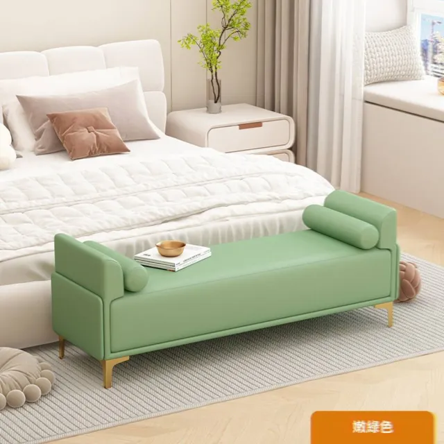【w燕妮工藝】180*40*40cm(換鞋凳 沙發凳 長條凳 床尾凳 輕奢床尾凳 扶手凳 休息凳 預購15天)