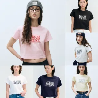【MARITHE FRANCOIS GIRBAUD】官方旗艦 女版 經典LOGO短版T恤 MFG 短袖上衣 女短袖 女T恤 Tee(多款任選)