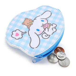 【小禮堂】雙11 Sanrio 三麗鷗 大耳狗 皮質拉鍊零錢袋 肉桂捲款(平輸品)