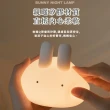 【紓壓相伴】湯圓兔床頭拍拍燈(伴眠燈 兔子燈 兩檔燈光 續航久 定時關燈 擺飾 生日禮物 USB夜燈)