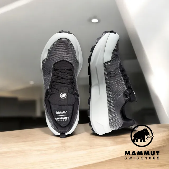 【Mammut 長毛象官方直營】Aenergy Mtn Low Gore-Tex 防水低筒越野健行鞋 女款  黑/鼠尾草銀綠 #3030-05310