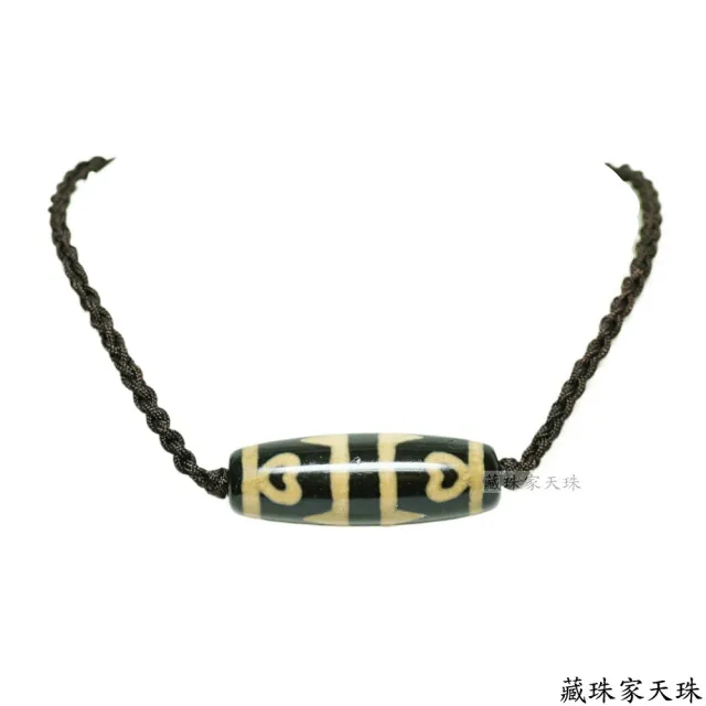 【藏珠家】50mm蓮花虎牙天珠項鍊