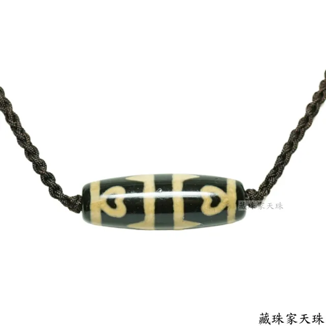 【藏珠家】50mm蓮花虎牙天珠項鍊