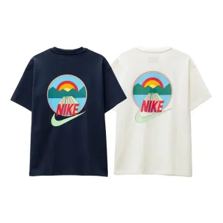 【NIKE 耐吉】Nike Logo 胸前刺繡 短袖 靛藍 白 FB2759-133/451