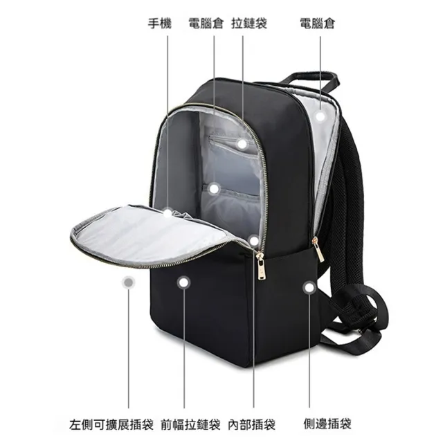 【LEEHER】雙11 尼龍背包/背包/大容量/電腦包/後背包/雙肩包/休閒背包/質感簡約/百搭背包/旅行 