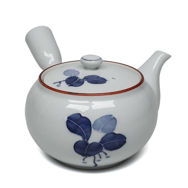 【福介商店】日本陶壺 有田燒 萬兩 橫手急須0.4L 泡茶壺 沖泡壺 橫柄壺具