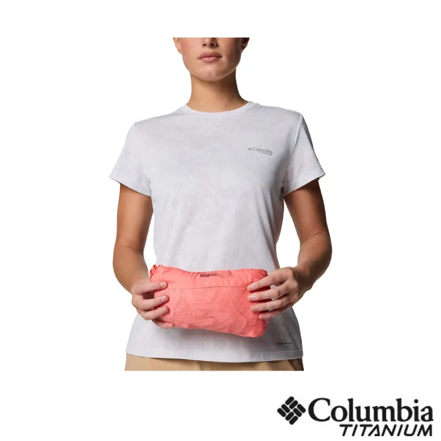 【Columbia 哥倫比亞】女款-超防曬UPF50防潑水風衣-曙光粉(UWR73110AW/JS)