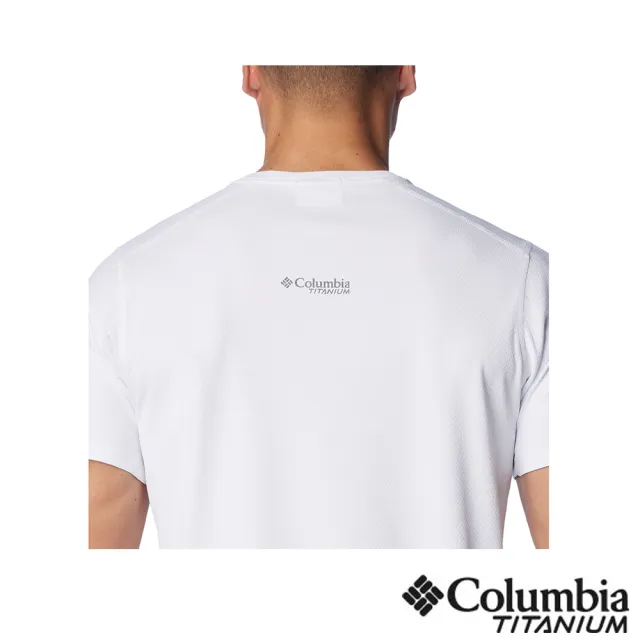 【Columbia 哥倫比亞】男款-超防曬UPF50快排短袖上衣-白色(UAE47860WT/JS)
