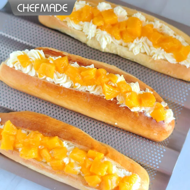 【Chefmade 學廚】法國麵包冷卻架晾網(WK9083法國麵包架-小號)