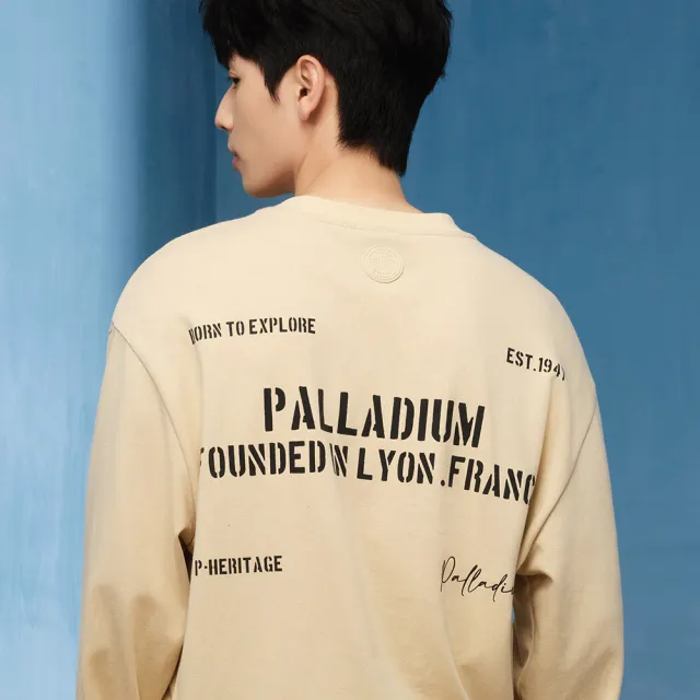 【Palladium】LOGO長袖棉質T恤-男裝/女裝-兩色任選
