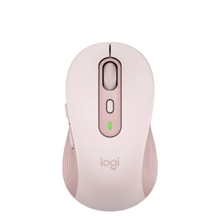 【Logitech 羅技】M750L 大手版多工靜音無線滑鼠(玫瑰粉)