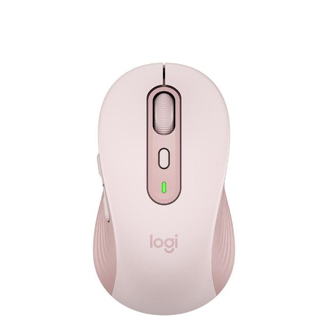 【Logitech 羅技】M750多工靜音無線滑鼠(玫瑰粉)