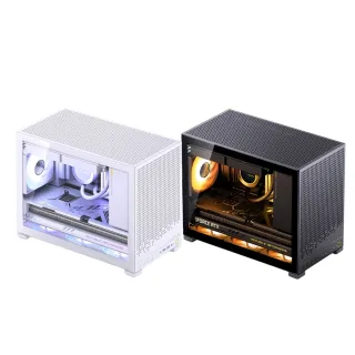 【JONSBO 喬思伯】D32 PRO 桌面精品級 mATX 機殼 黑/白(快拆顯卡/背插主板/240水冷/長顯卡/理線擋板)
