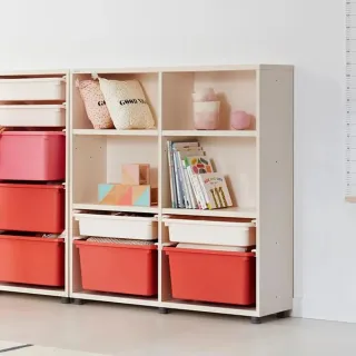 【iloom 怡倫家居】EDDI KIDS 950型3層收納櫃(書櫃 書架 雙層書架 兒童書架 置物書架 玩具櫃 收納櫃)
