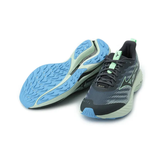 全信頼を寄せる MIZUNO 美津濃】WAVE 寬楦慢跑鞋灰深藍綠男 2 GORE-TEX RIDER 絵画/タペストリー