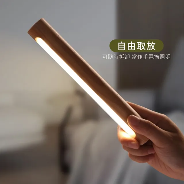 【gin gin】木質閱讀燈 LED燈具 多款可選(可旋轉 磁吸式 鏡前燈 感應燈 化妝燈 床頭燈 照明燈 護眼檯燈)