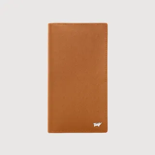 【BRAUN BUFFEL 德國小金牛】台灣總代理 HOMME-M 17卡兩折長夾-杏仁巧克力色(BF306-301-SAL)