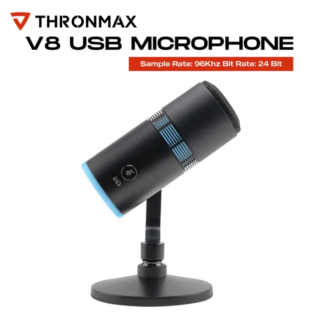 【THRONMAX】Capulse V8 RGB USB麥克風 公司貨