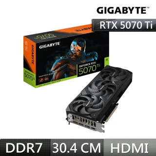 【GIGABYTE 技嘉】GeForce RTX5070Ti WINDFORCE OC SFF 16G顯示卡(GV-N507TWF3OC-16GD)