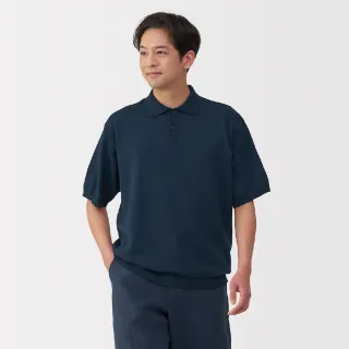 【MUJI 無印良品】男速乾針織短袖POLO衫(共4色)