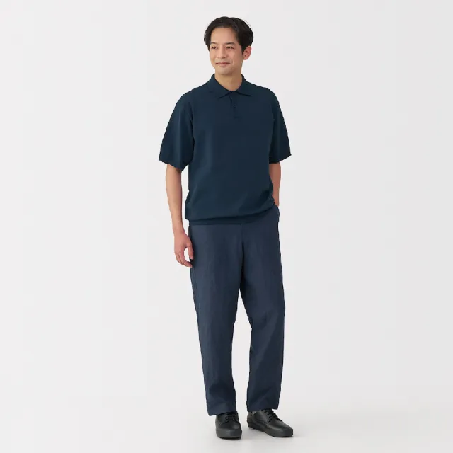 【MUJI 無印良品】男速乾針織短袖POLO衫(共4色)
