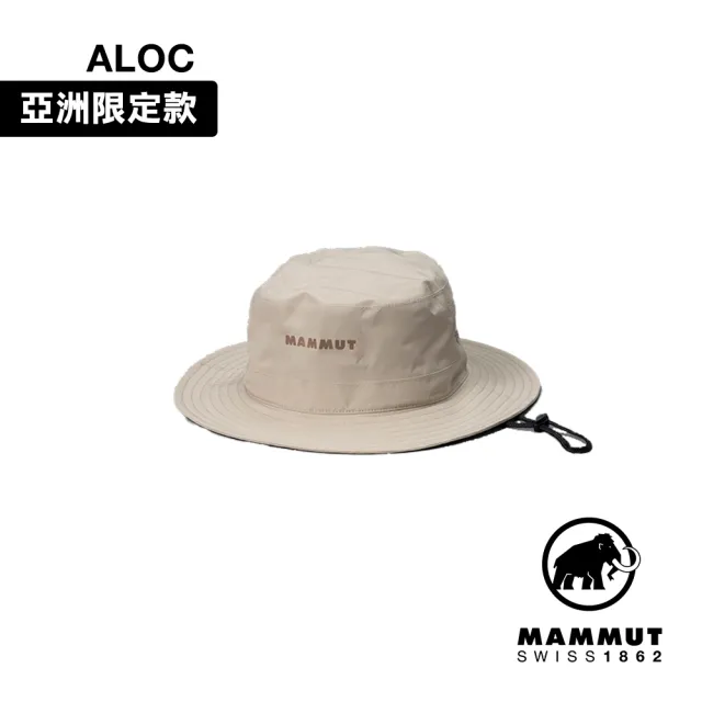 【Mammut 長毛象官方直營】Climate Gore-Tex Hat AF 防風防水漁夫帽 薩凡納褐 #1191-01950