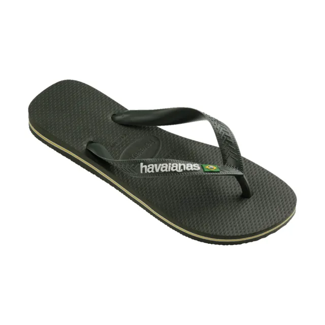【havaianas 哈瓦仕】拖鞋 男鞋 女鞋 夾腳拖 巴西國旗 Brasil Logo 綠 4110850-5983U(哈瓦士)
