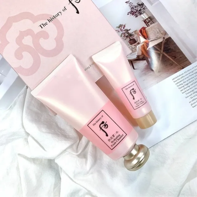【WHOO 后】拱辰享 水妍保濕洗面乳兩件套盒180ml&40ml（平輸版）