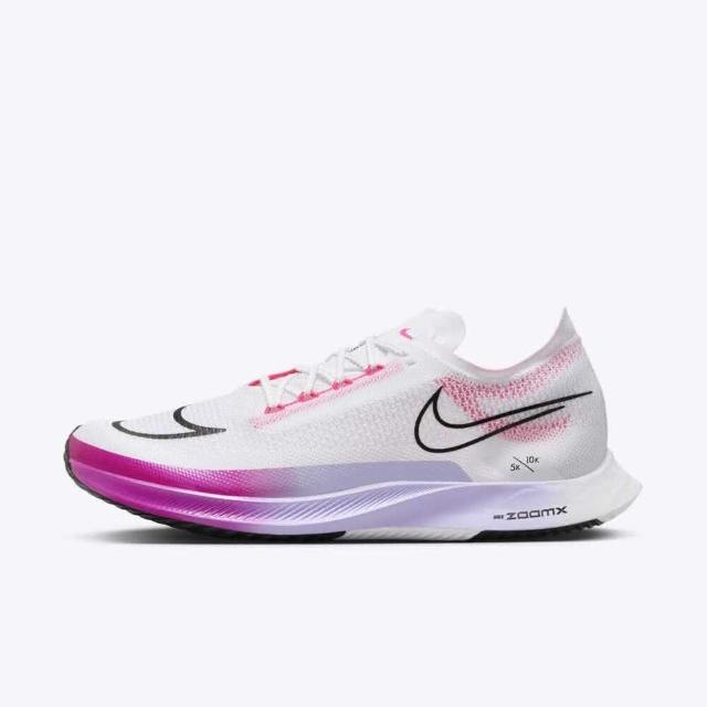 【NIKE 耐吉】Zoomx Streakfly 男 慢跑鞋 鞋 路跑 競速 馬拉松 輕量 白 紫 DJ6566-104 