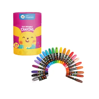 【JarMelo 原創美玩】兒童絲滑蠟筆 24色