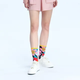 【KERAIA 克萊亞】異想花境花卉抗菌除臭襪