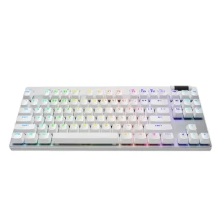【Logitech G】PRO X TKL 無線機械式遊戲鍵盤(白色)