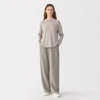 【MUJI 無印良品】MUJI Labo女亞麻混羊毛長褲(共2色)