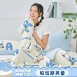 【Great Living 格蕾寢飾】迪士尼正版授權 眠綿冰涼被枕頭組(怪獸電力公司/小熊維尼/La Belle/玻尿酸涼被)