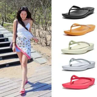 【FitFlop】IQUSHION水鑽輕量/戲水夾腳涼鞋(9款)