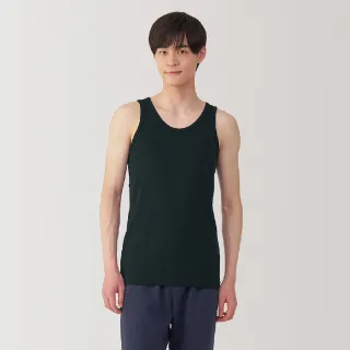 【MUJI 無印良品】男清爽舒適棉質坦克背心(共4色)